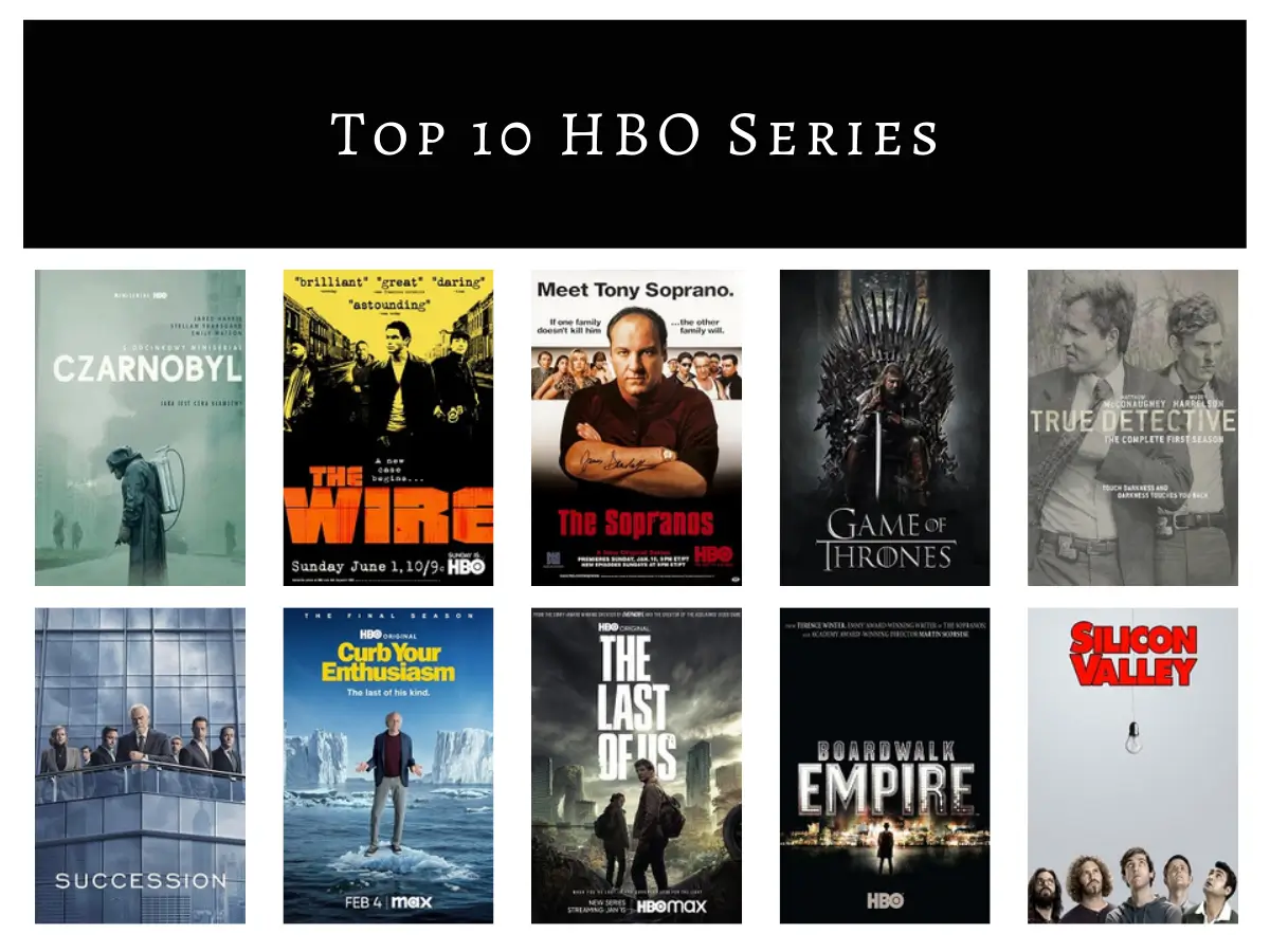 Top 10 HBO Series