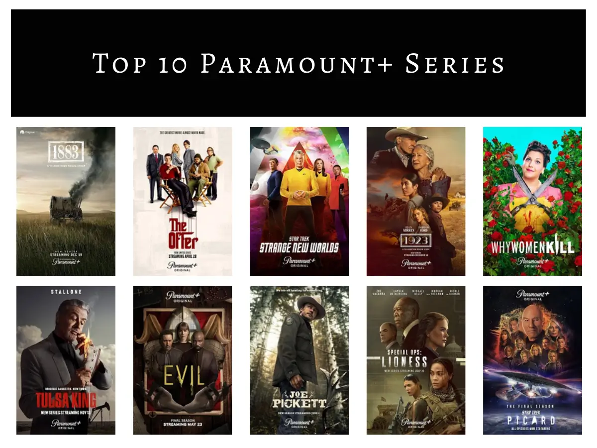 Top 10 Paramount+ Series