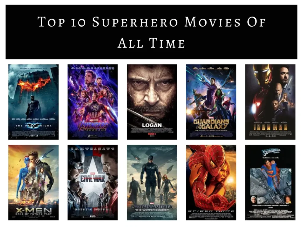 Top 10 Superhero Movies Of All Time