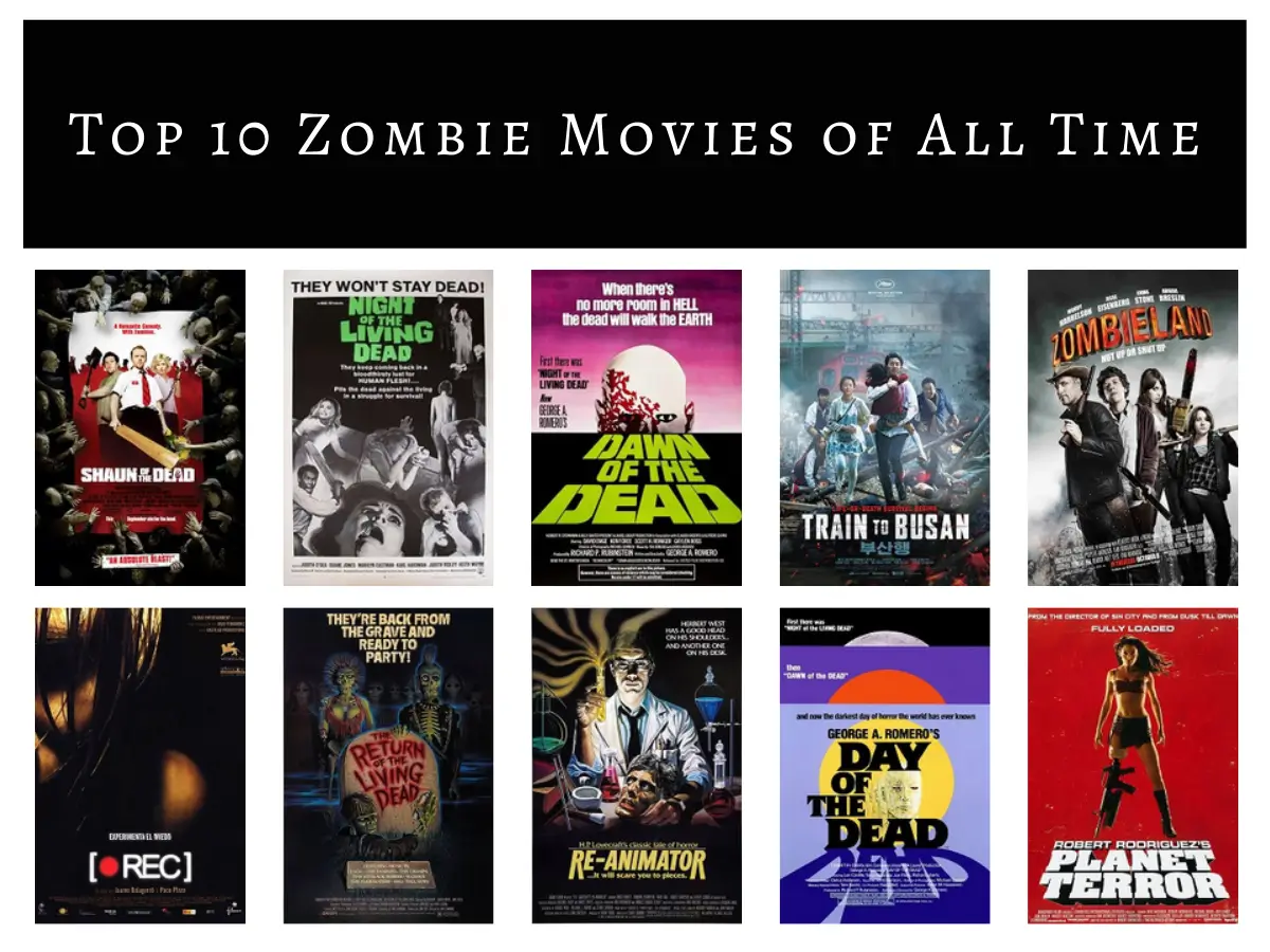 Top 10 Zombie Movies of All Time