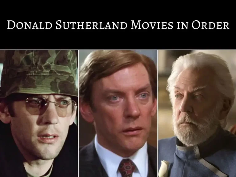 Donald Sutherland Movies in Order