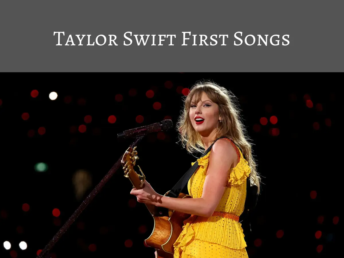taylor swift first songs