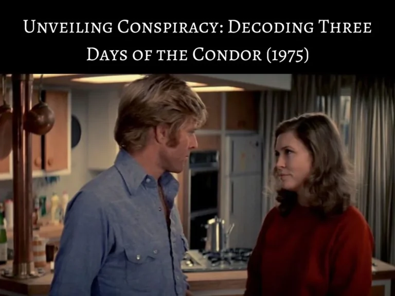 Three Days of the Condor (1975)